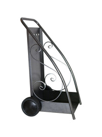 carrello portalegna classico cm. 40x52x90 h cod:ferx.vit28641