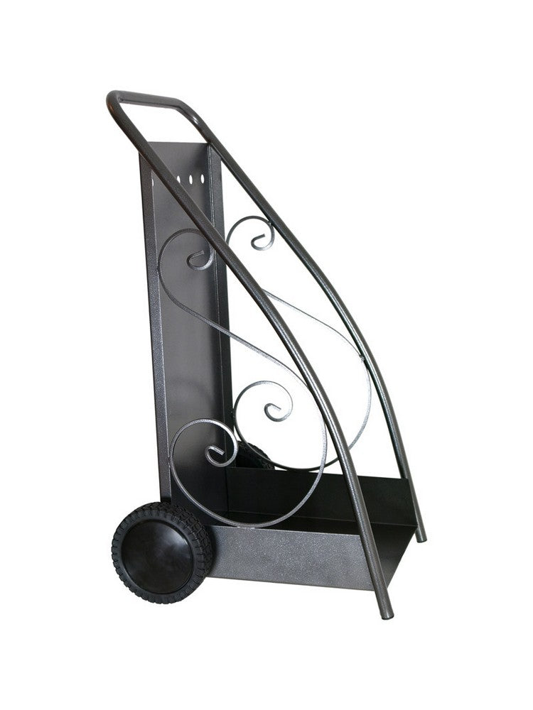 carrello portalegna classico cm. 40x52x90 h cod:ferx.vit28641