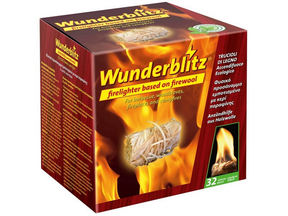 accendifuoco ecologico in riccioli  32 pezzi cod:ferx.vit49683