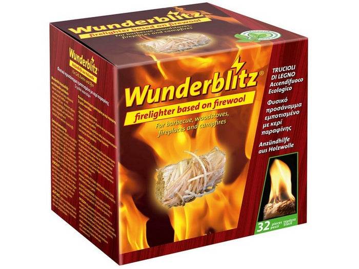 accendifuoco ecologico in riccioli  32 pezzi cod:ferx.vit49683