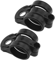 2 Pezzi di Gancio per Parete di Bosco - Gancio in Plastica - Duraturo - Nero