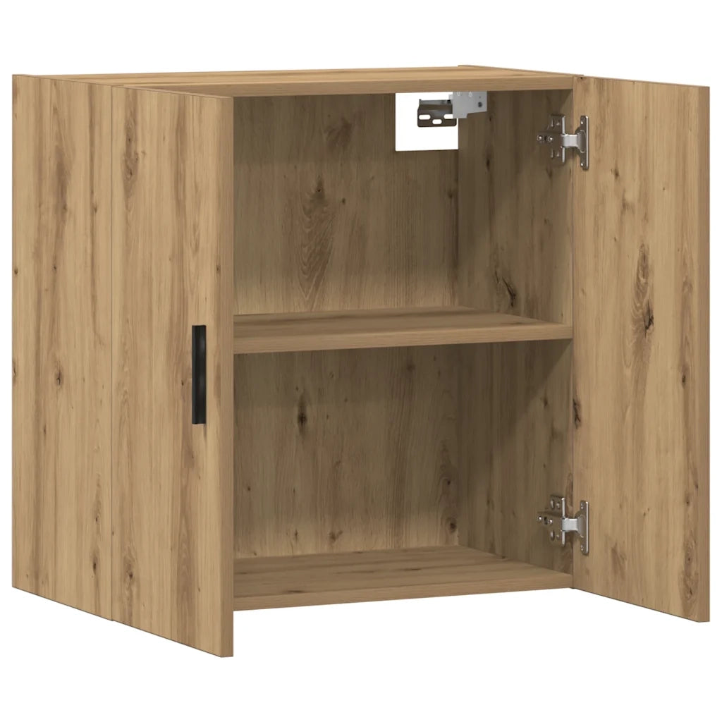 Armadietto a Muro Rovere Artigianale 60x31x60 cm in Truciolato 857307
