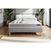 Pacchetto letto completo - Materasso 140x200cm + Box spring con doghe (kit) + 2 cuscini + Piumino - Actiflex Touch