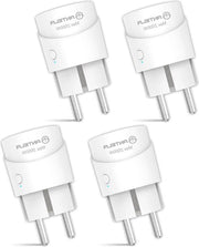 Pil Smart con Misurazione Consumo Elettrico - Supporto Alexa Google Home - Timer - WiFi 24 GHz - Smart Life Tuya - Set di 4