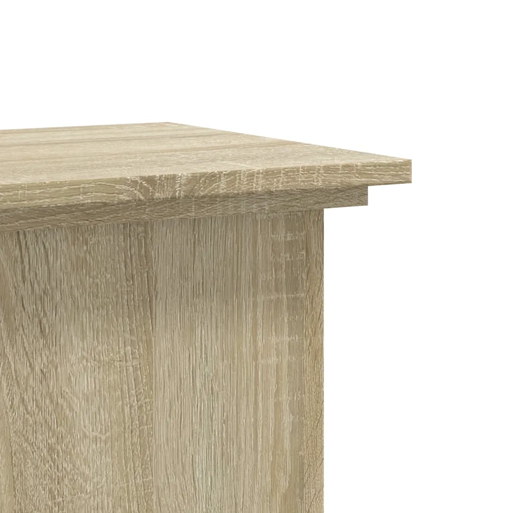 Supporto per Piante Rovere Sonoma 33x33x80 cm Legno Multistrato 852971