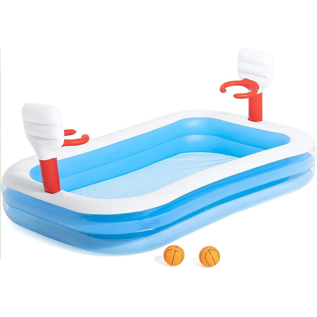 PISCINA FAMILY BASKETBALL 251X168XH102CM