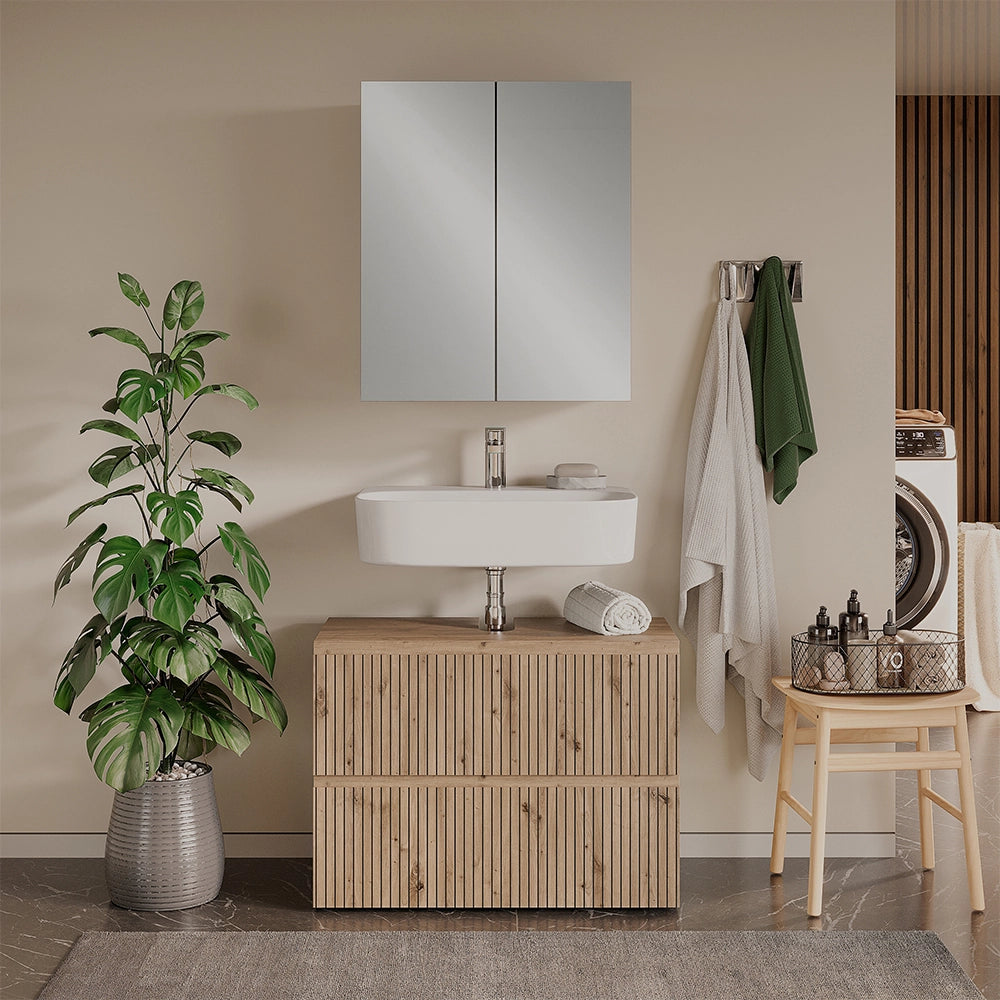 Vicco Set di mobili da bagno Artigiano 2 parti