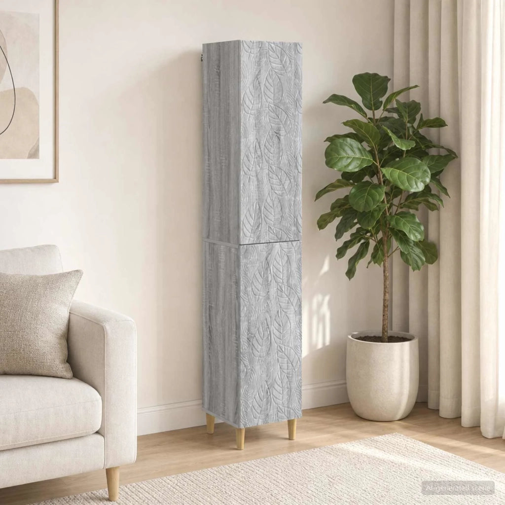 Set di armadi 2 pcs Sonoma grigio Legno ingegnerizzato 3416715