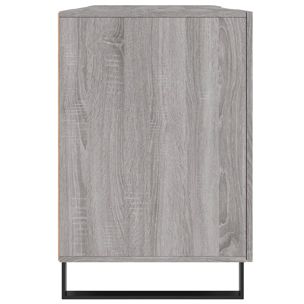 Scrivania Grigio Sonoma 140x50x75 cm in Legno Multistrato 829578