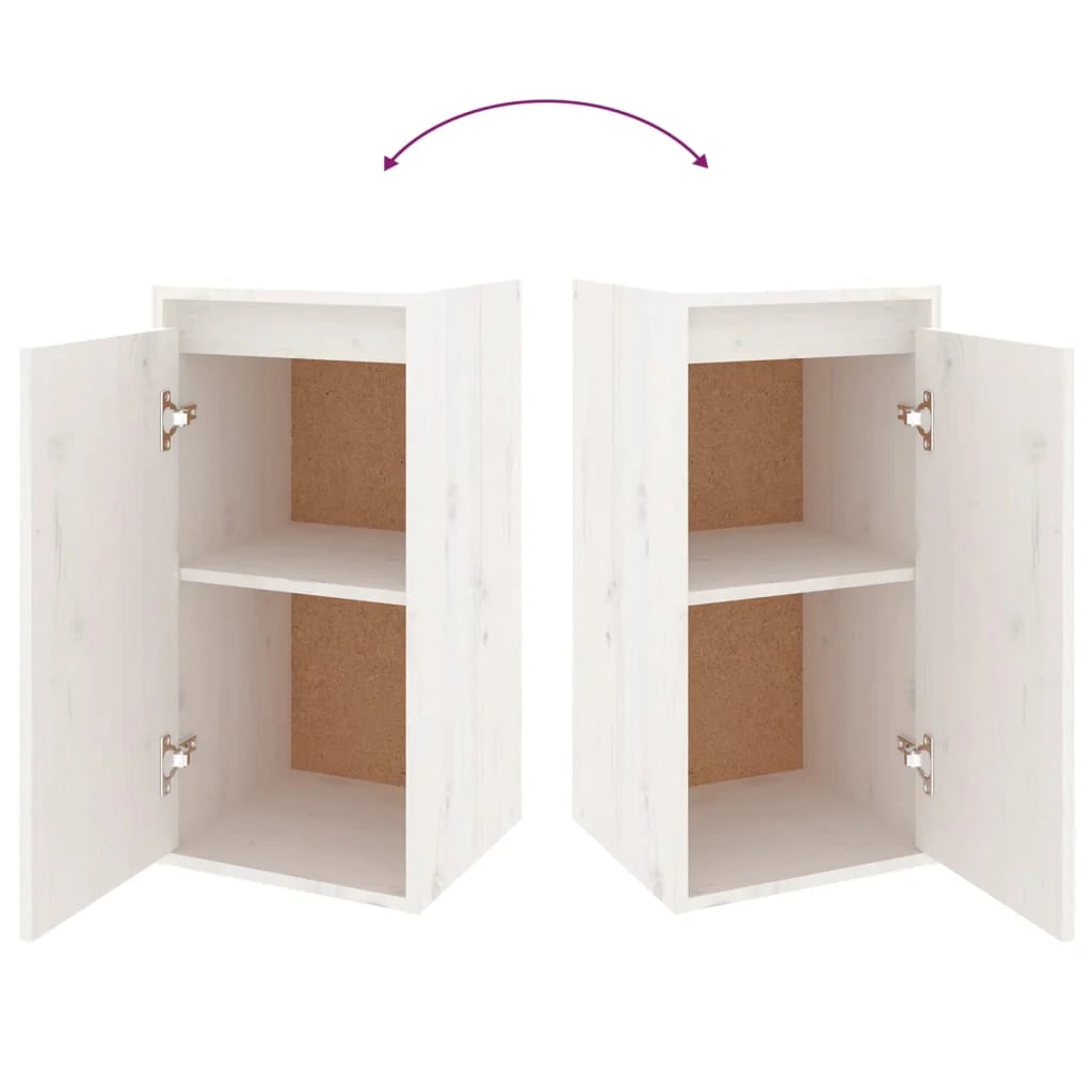 Mobile TV multimediale scaffale TV porta TV sala da pranzo soggiorno camera da letto 6 pezzi legno massello di pino bianco 02_0028792