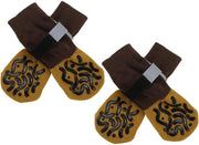 Antislip per cani - Pannolino per cane 4 pezzi - Cintura elastica riflettente - Cintura adattabile - Cintura in cotone respirante - Protezione per pavimenti in legno - Scarpa per cane