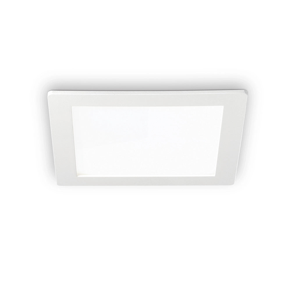 Faretto Da Incasso Moderno Groove Alluminio Bianco Led 20W 3000K Luce Calda