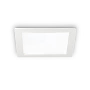 Faretto Da Incasso Moderno Groove Alluminio Bianco Led 20W 3000K Luce Calda