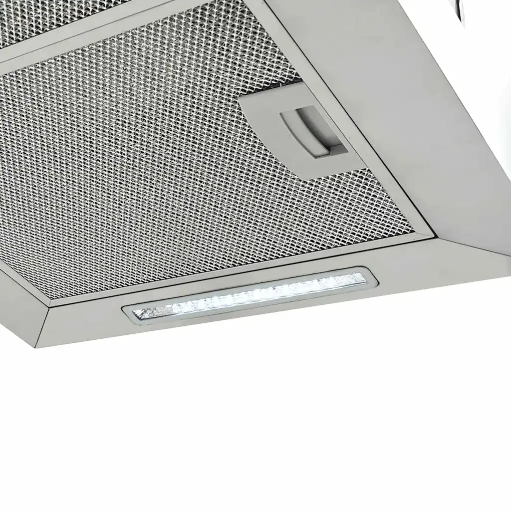 Cappa da Cucina ad Isola Sospesa LCD con Sensore-Cappa a Isola 55 cm Acciaio
