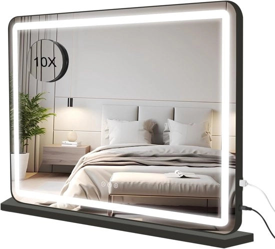 Specchio con Lampade LED a LED a Bassa Luminosità e Funzione di Memoria - 80x57 cm