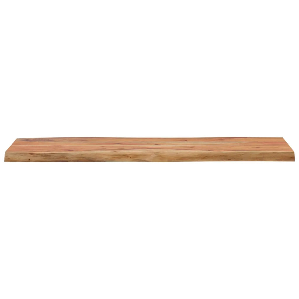 Piano Tavolo | Superficie Tavolo | Piano Scrivania 100x40x2,5 cm Rettangolare Legno Acacia Bordi Vivi
