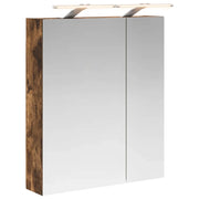 Mobiletto per specchio da Bagno | Armadio da bagno Rovere fum¨¦ 60 x 14,5 x 70 cm