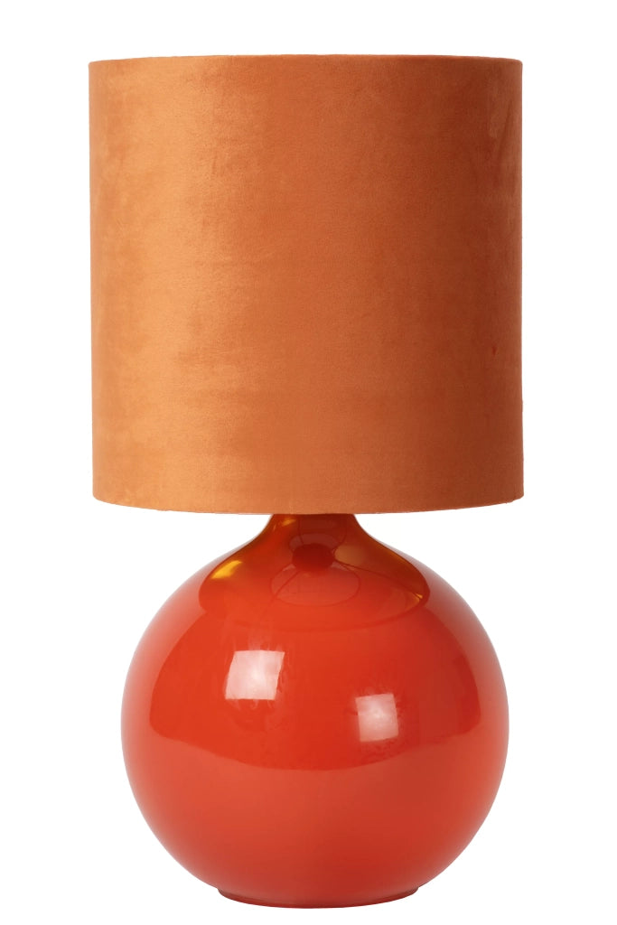 Lampada da tavolo Esterad arancio vetro E14 Lucide