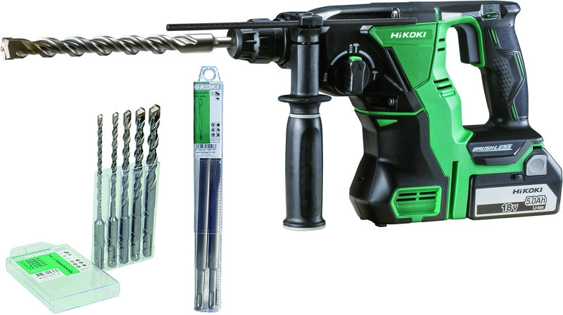 Hikoki MARTELLO TASSELLATORE DH18DBL  2 BATT. 5AH