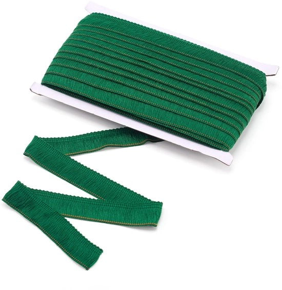 Franza di trim 25 mm - Lint a poliestere - Verde - 25 metri - Leggero - Materiale duraturo
