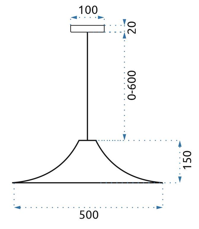 Lampada Da Soffitto Pensile Piatto Rotondo Loft Oro Rosa APP483-1CP