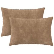 Federa 2 pcs HEERLEN Tortora 50 x 70 cm Fleece in microfibra 911369