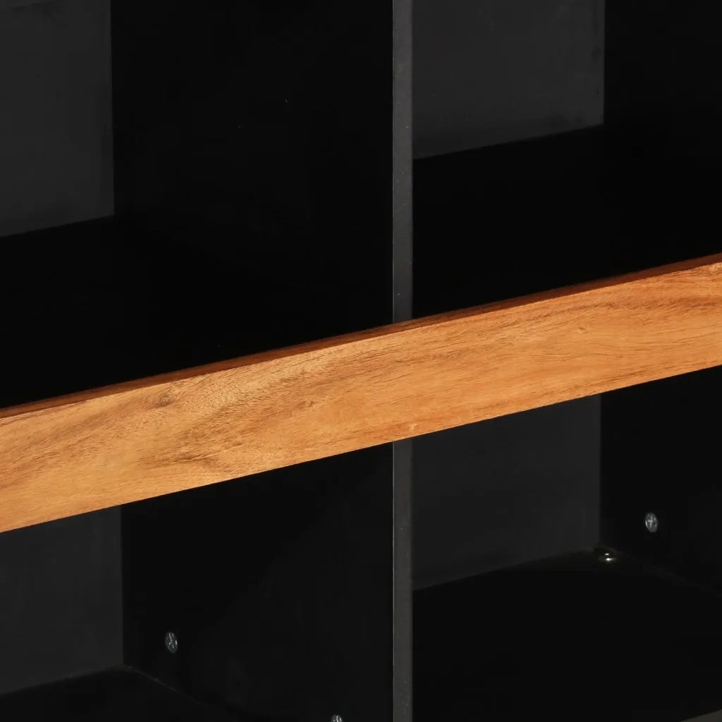 Credenza-Buffet-Armadio da cucina 85x33x107 cm in Legno Massello di Acacia