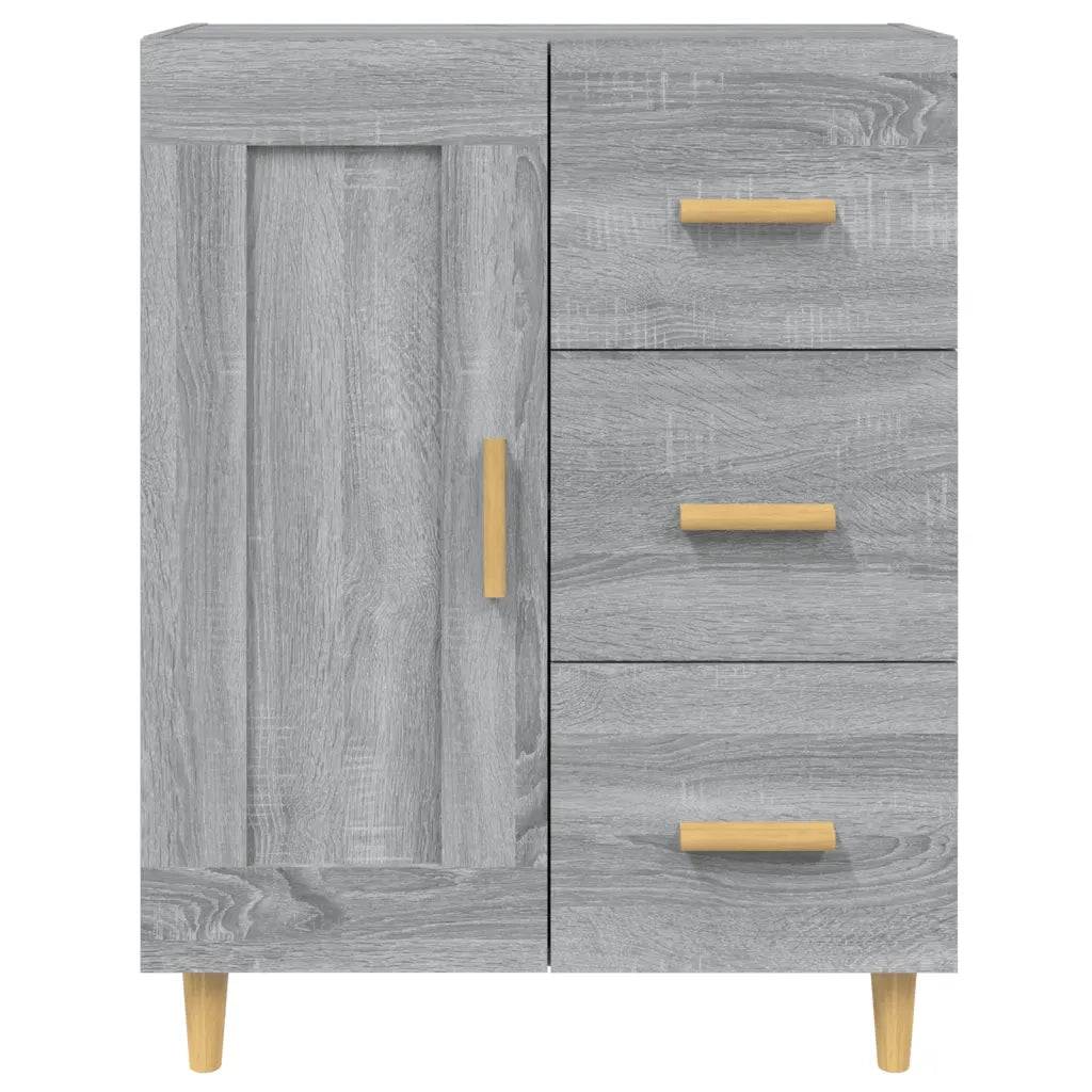Credenza | Madia | Buffet da pranzo | Armadio da pranzo Grigio Sonoma 69,5x34x90 cm in Legno Multistrato