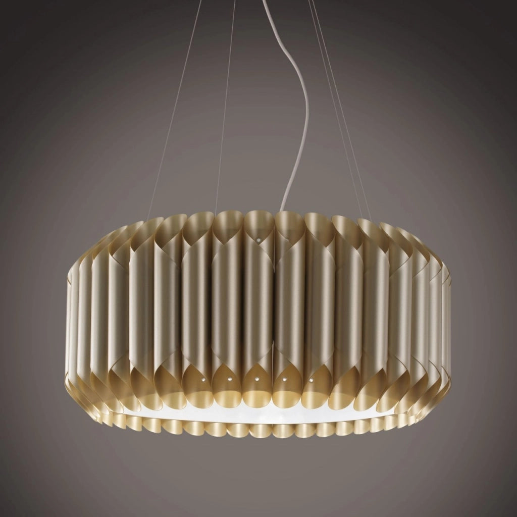 Sospensione New Gold in Metallo Cromato Cm. 60 x 31h