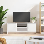Mobile Porta TV Bianco 102x30x37,5 cm in Legno Multistrato 823253