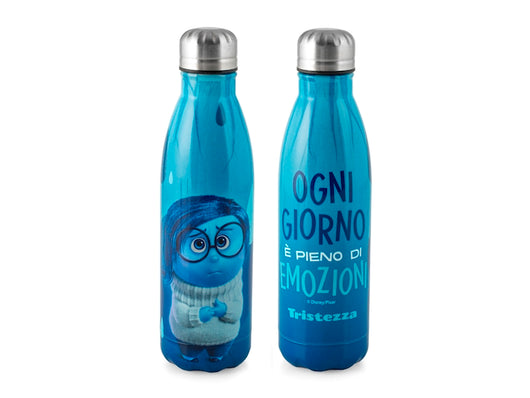 Bottiglia termica inside out tristezza in acciaio inox 18/10 decorata lt 0.5.