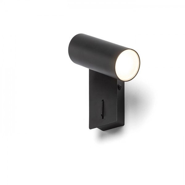 Applique TAPIO I SQ da parete nero  230V LED 4.5W  3000K