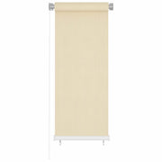 Tenda a Rullo per Esterni color crema 65(L)x140(A) cm HDPE 312601