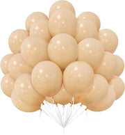 50 Pacchi di Ballooni Latex - 12 Pollici Ballooni a Matita Retro Senza Vernice per Festa di Compleanno Matrimonio Festa del Bambino San Valentino Festa di Carnevale