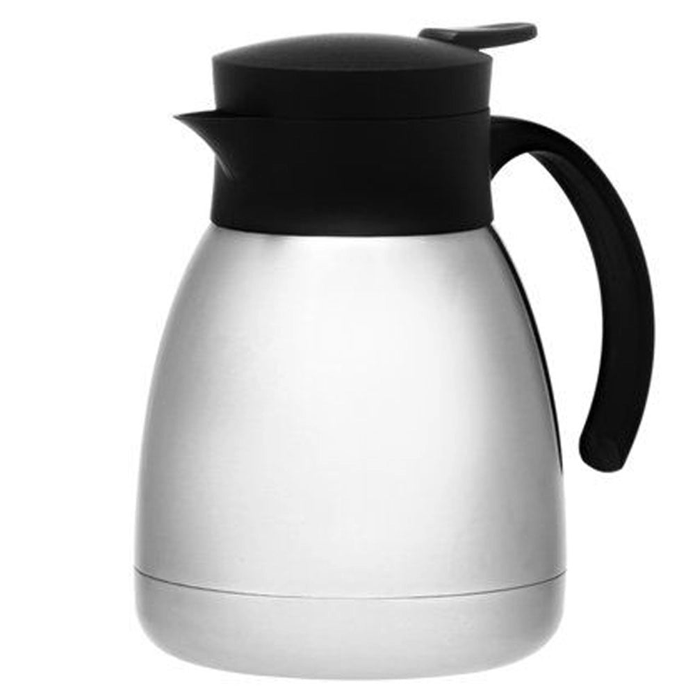 Caraffa Sottovuoto Termica Brocca Thermos In Acciaio Inox Capienza 1 Litro
