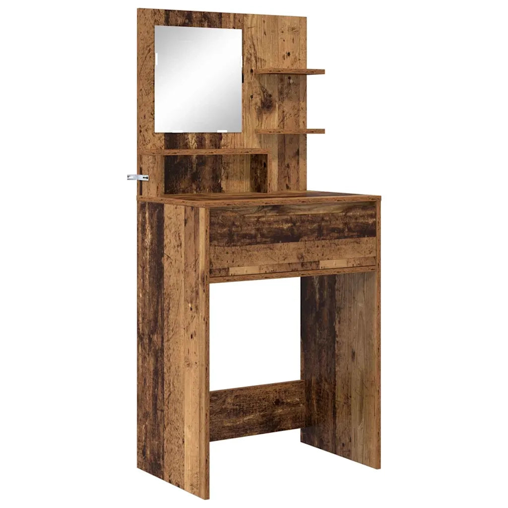 Tavoli da Trucco per Camera da Letto con cassetto Legno vecchio 889005