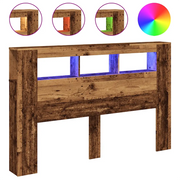 Testiera | Testata LED Legno Antico 160x18,5x103,5 cm Legno Multistrato