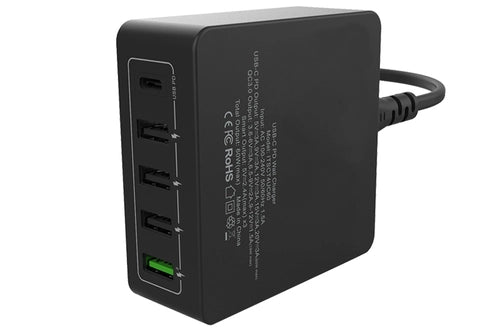 itek ITSCT4UC60 Caricabatterie per dispositivi mobili Universale Nero AC Ricarica rapida Interno
