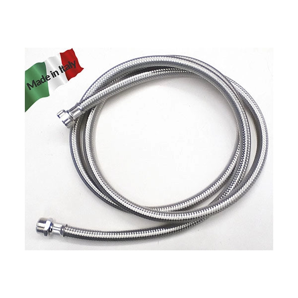 Prolunga tubo Carico Lavatrice lavastoviglie cm 150 3/4 MF trecciato inox Made in Italy.
