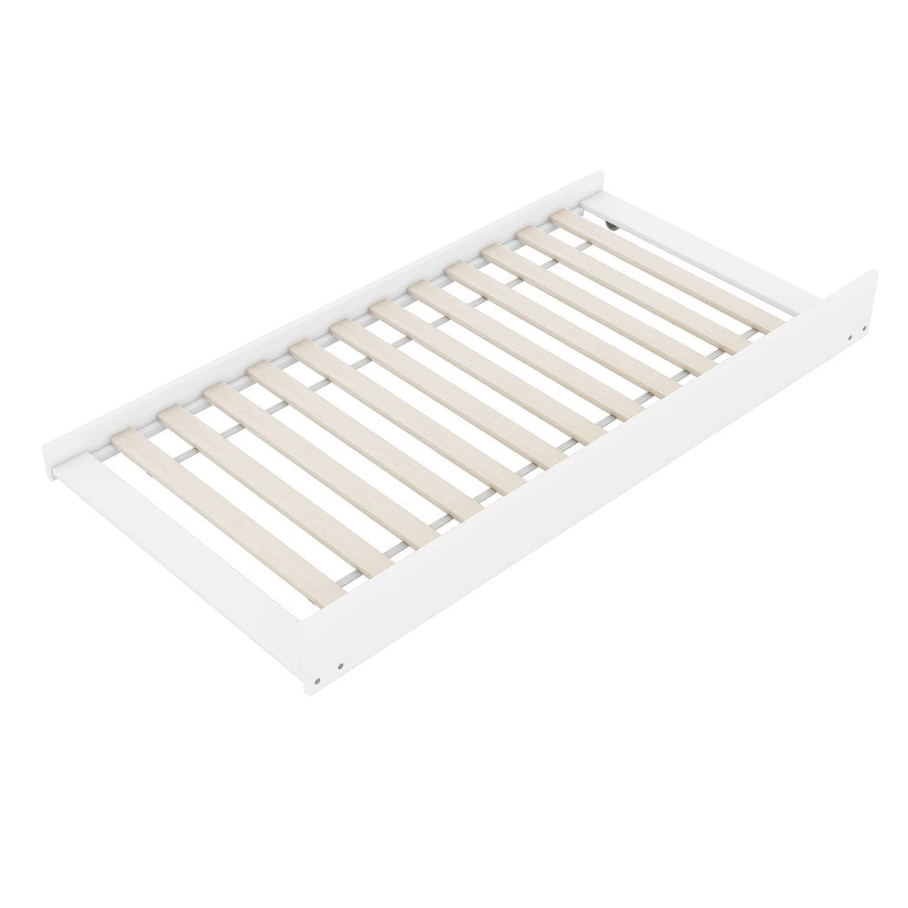 Letto a Castello Triplo per Bambini con Letto Estraibile ¨C Xylo ¨C Bianco 90x200