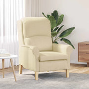Poltrona-Poltroncina-Divano Sedia Crema Tessuto 869746