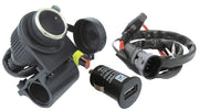 PRESA ACCENDISIGARI CON PRESA USB per MANUBRIO MOTO