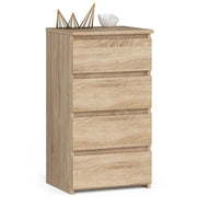 Cassettiera AKORD CL4 Cassettiera Sonoma Quercia 40 cm 4 cassetti 40x35x74 cm