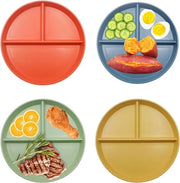 Set di piatti da tavola in plastica PP ondorabili, 22,7 cm / 9 pollici, per pizza, pane e piatti per dessert