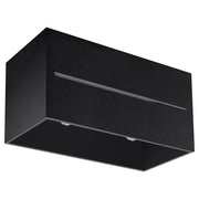 Spot soffitto rettangolare nero 2xG9 2x8W LUPINO PureLume