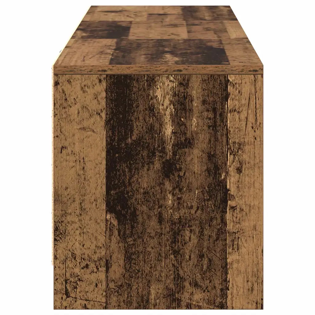 Mobile TV con LED con cassetto Legno vecchio 140 x 34 x 40 cm 3418705