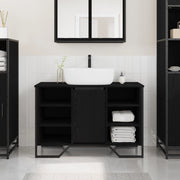 Armadio per Lavello da Bagno Quercia Nera 91x35x60 cm Legno Ingegnerizzato
