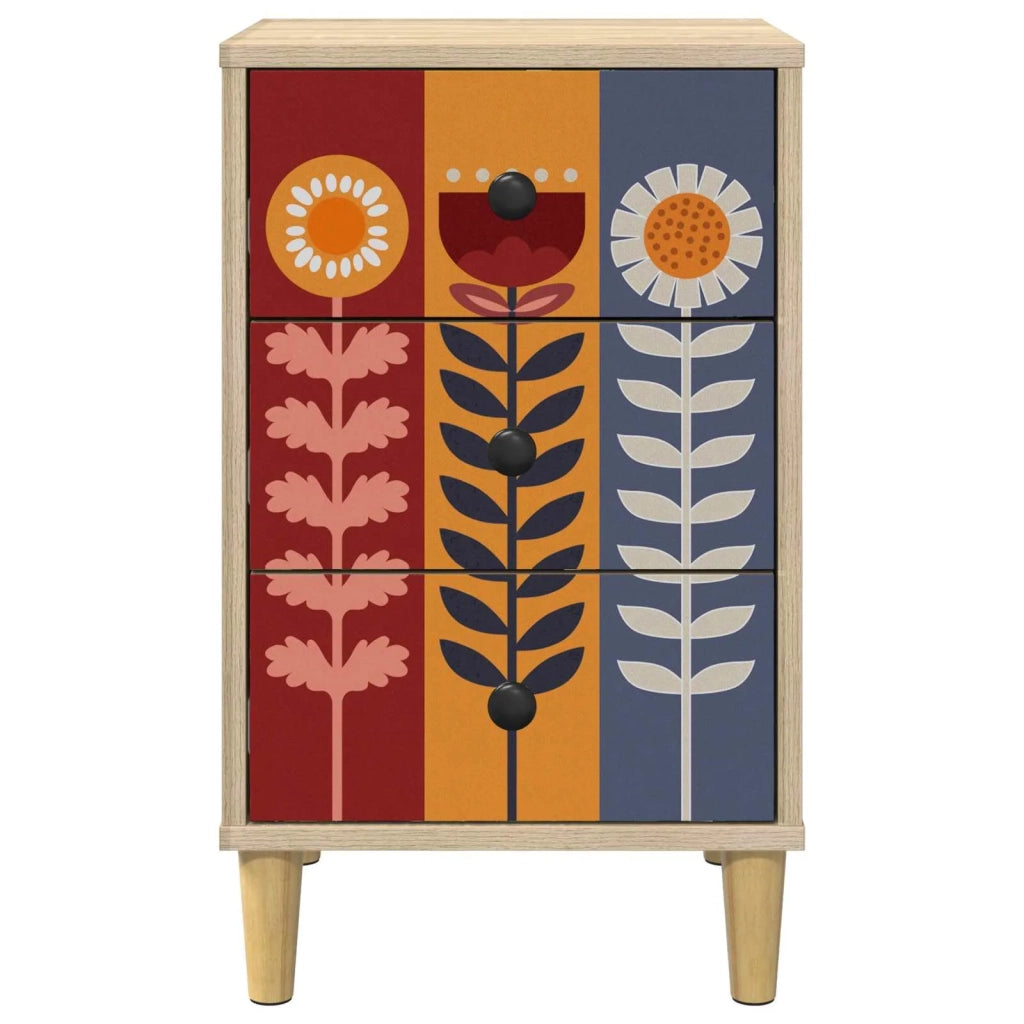 Armadio da Notte ESSEN Rovere Sonoma 36 x 33 x 60 cm 8007295
