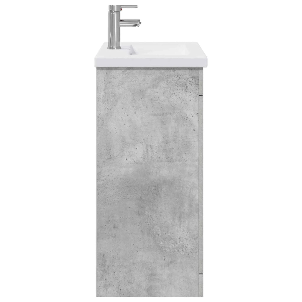Set di mobili per il bagno Grigio Cemento 81 x 40 x 84,5 cm 3404361