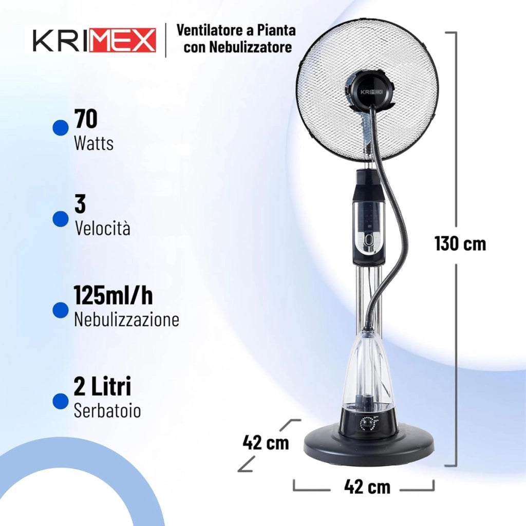 Ventilatore nebulizzatore Krimex 70W